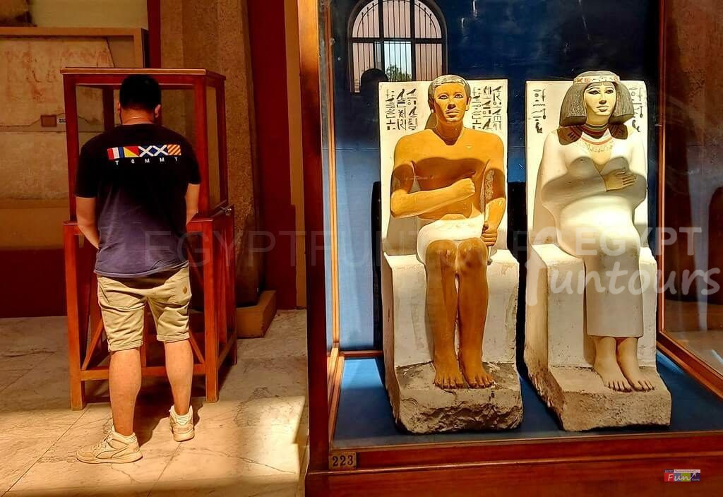 RaHotep and his wife Nofret - Egypt Fun Tours