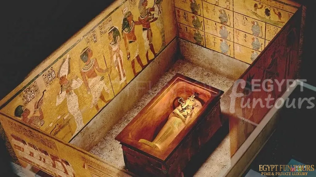 tutankhamun golden coffin artifacts from tutankhamun tomb - 12-day tour package - Cairo and Luxor Wheelchair-Accessible Tour (4 Days)