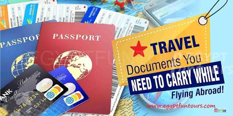 travel documents for egypt