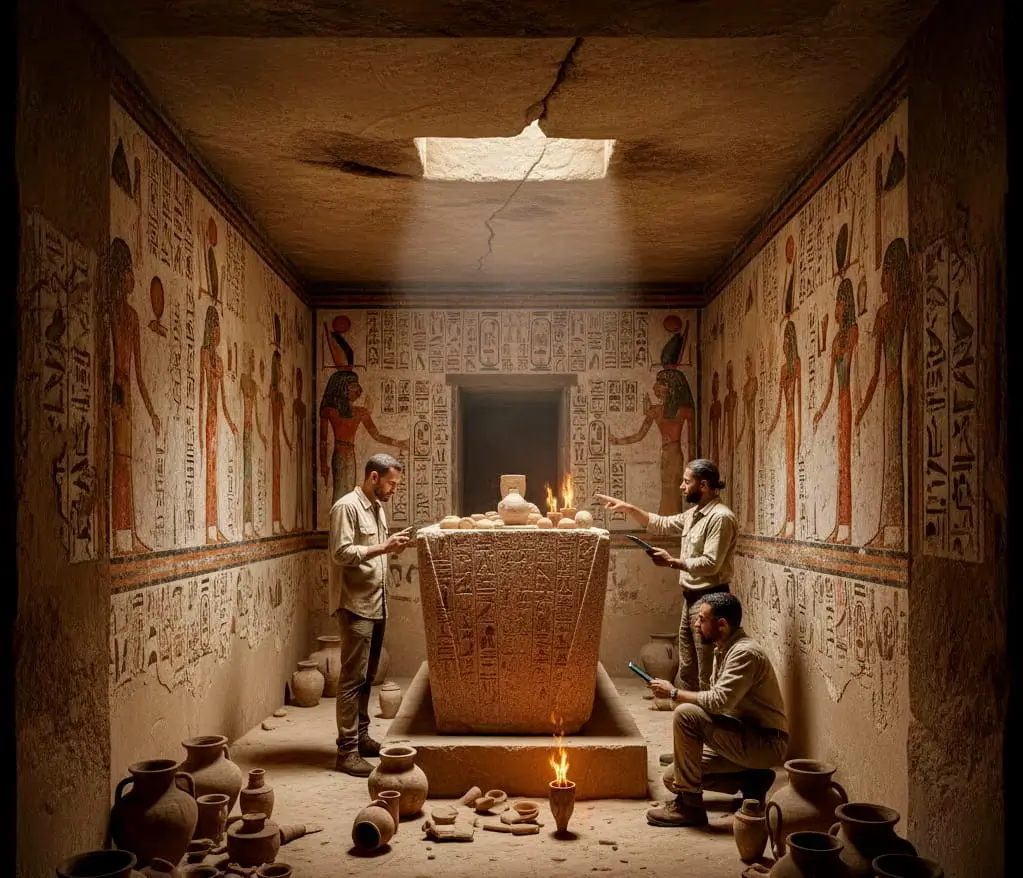 The Nefruptah Tomb - Pyramid of Hawara