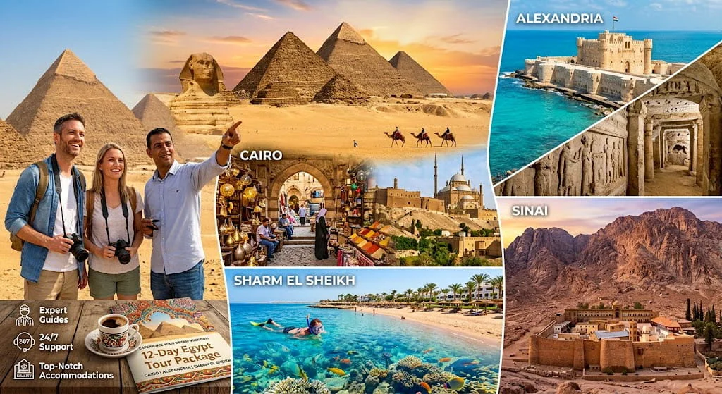 12-day egypt tour package