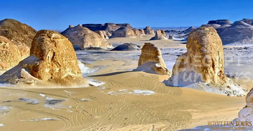 2-Day White Desert & Bahariya Oasis Private Safari; A Surreal Expedition from Cairo - white desert