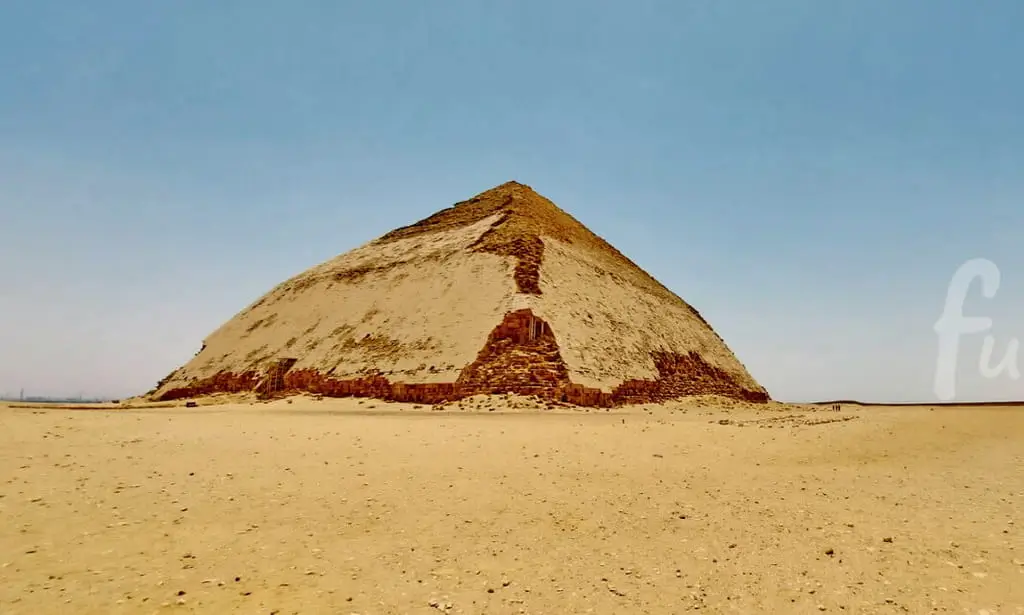 Cairo Airport Tour - The bent Pyramid at Dahshur