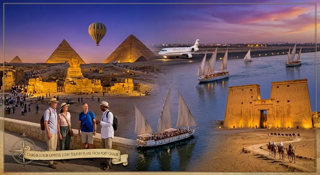 Cairo & Luxor Express; 2-Day Tour by Plane from Port Ghalib