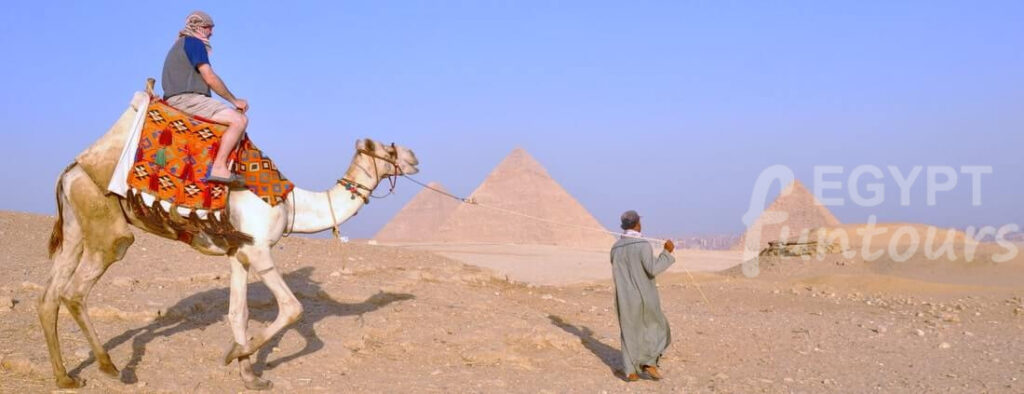 Enjoy Camel Ride in Giza Pyramids Egypt Fun Tours min 1