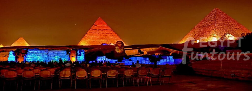 Sound Light Show at Giza Pyramids Egypt Fun Tours min 1