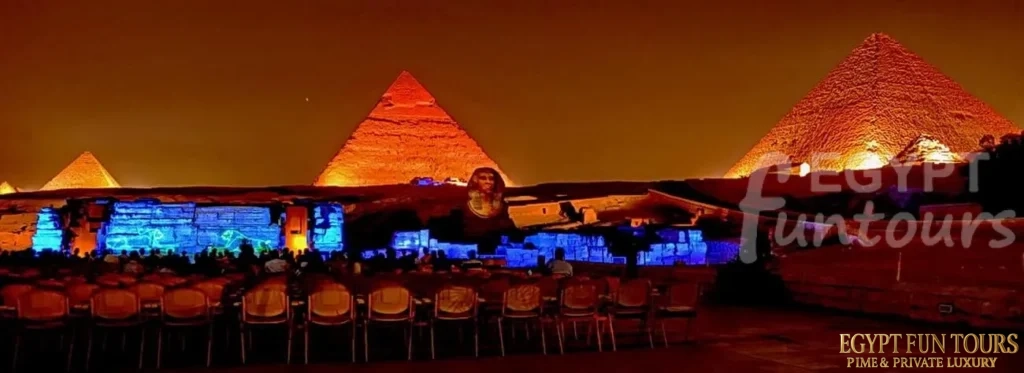Sound Light Show at Giza Pyramids Egypt Fun Tours min 1