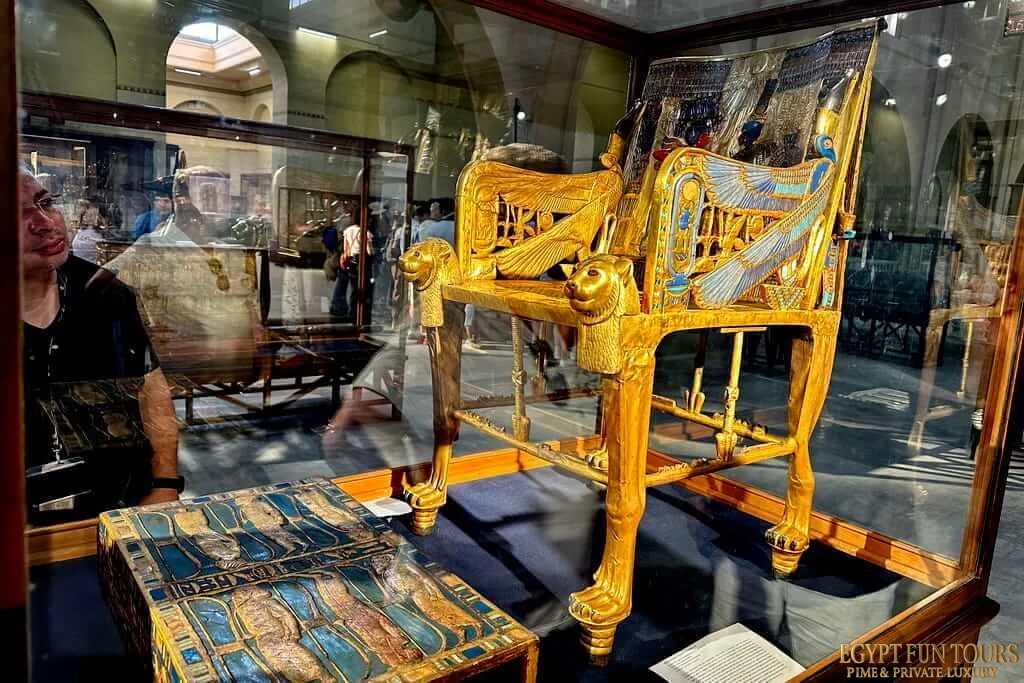 The Golden Throne of King Tutankhamun