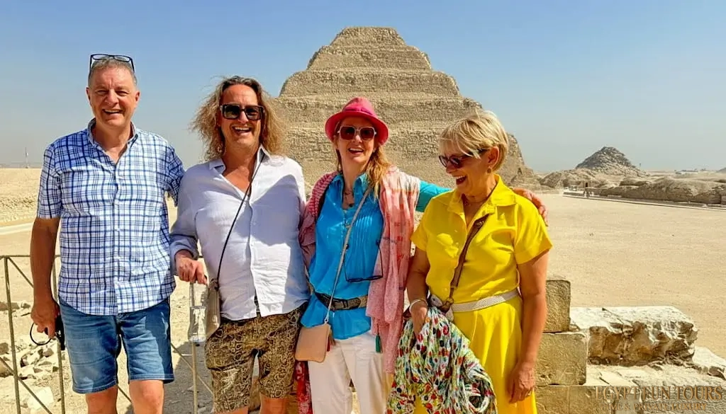 The Step pyramid tour from Cairo Airport