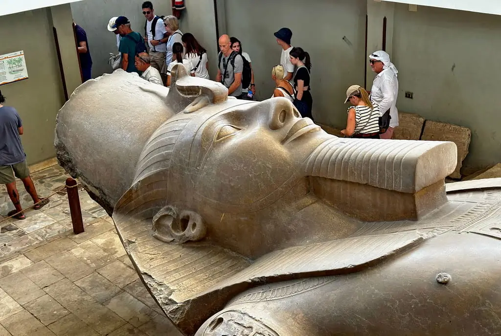 The colossus of King Ramesses II - Cairo Airport Tour