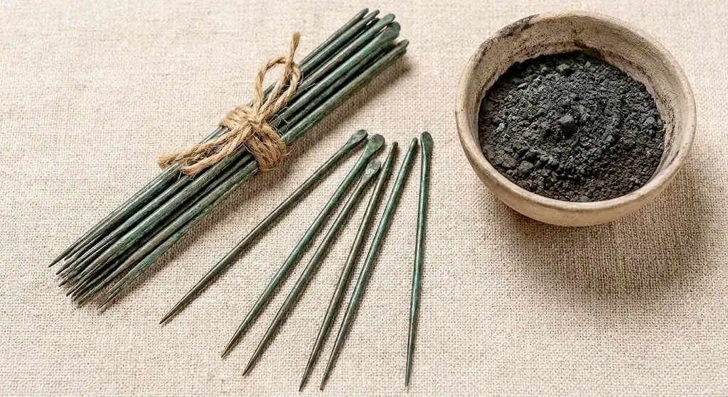 The method and how the ancient Egyptian tattoo was done