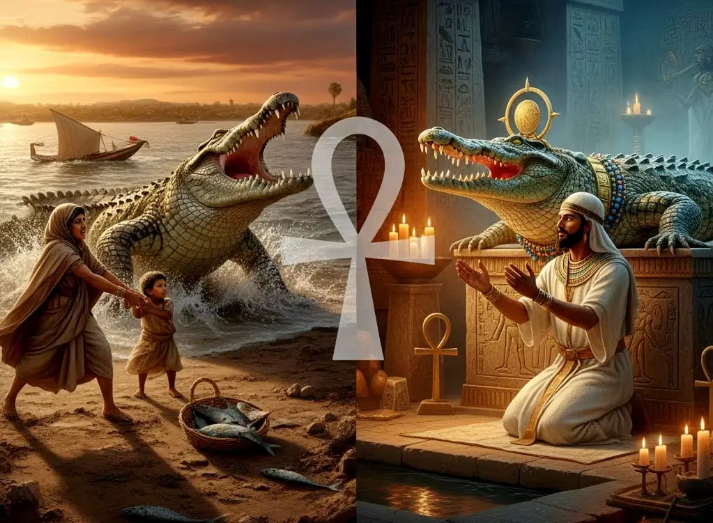 Egyptian Crocodile; Symbolism From Amulets to the Afterlife