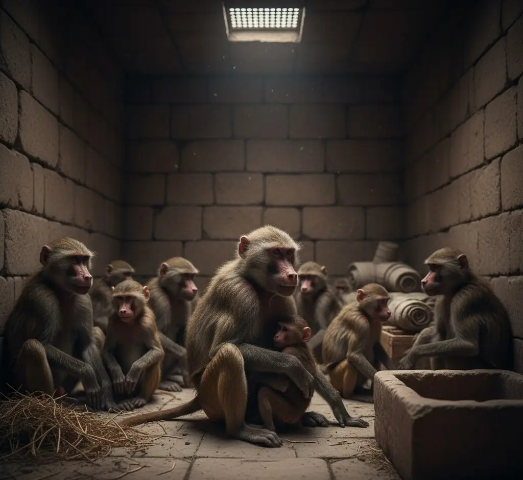 Life in Captivity, The Harsh Reality of Sacred Baboons