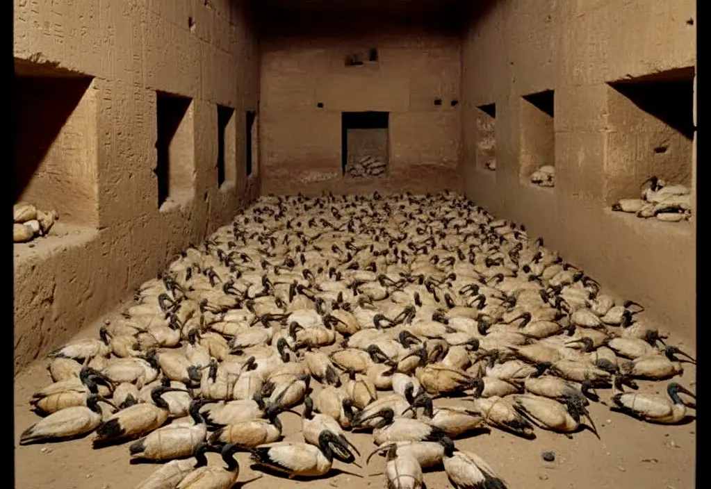 The Archaeological Shock; Millions of Ibis Mummies at Saqqara