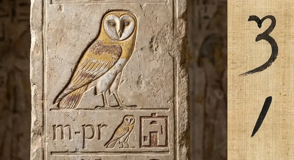 The Owl as a Hieroglyph (Gardiner G17) - The ancient Egyptian owl