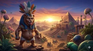 Egyptian God Bes protector of home and Joy