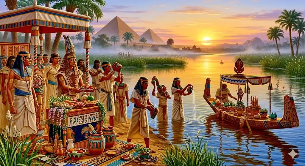 Rituals of the Nile inundation