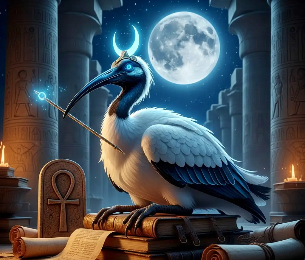 The Lunar Connection; Thoth as a Moon God