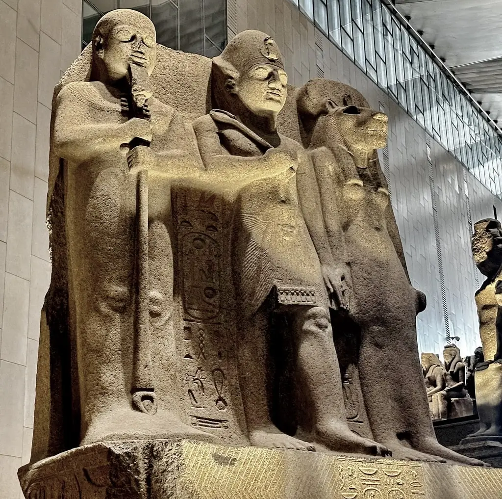 The Memphis Triad in the Grand Egyptian Museum - King Ramesses II