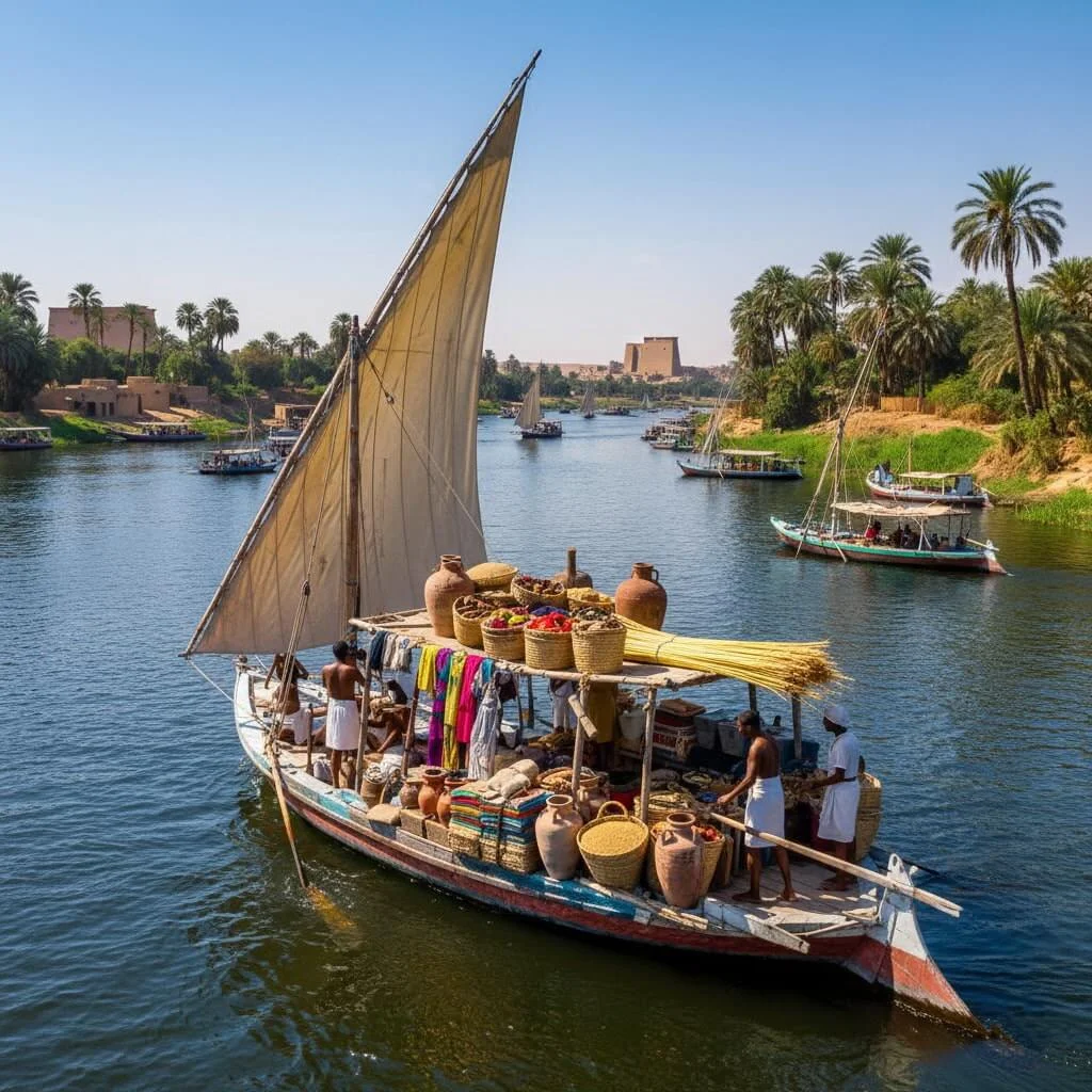 Domestic Trade; The Merchant and the Nile Highway