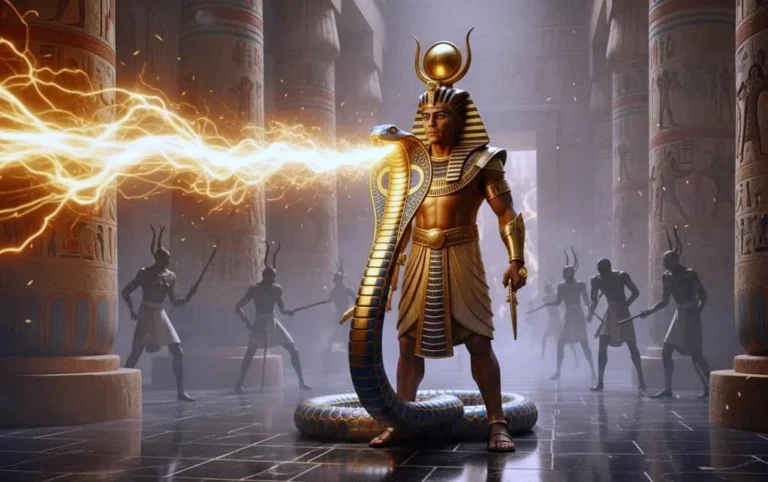 Egypt's Mythical Creatures; Ammit, Apep & The Sphinx Explained - Uraeus: The Rearing Cobra of Fire