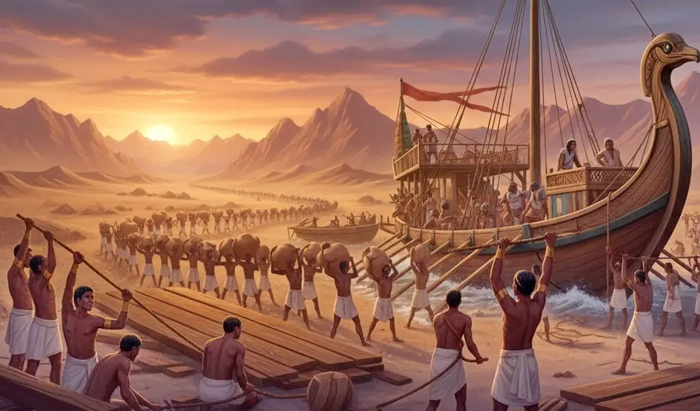 Planning and Preparation; Building the Expedition Fleet - Hatshepsut Expedition to Punt
