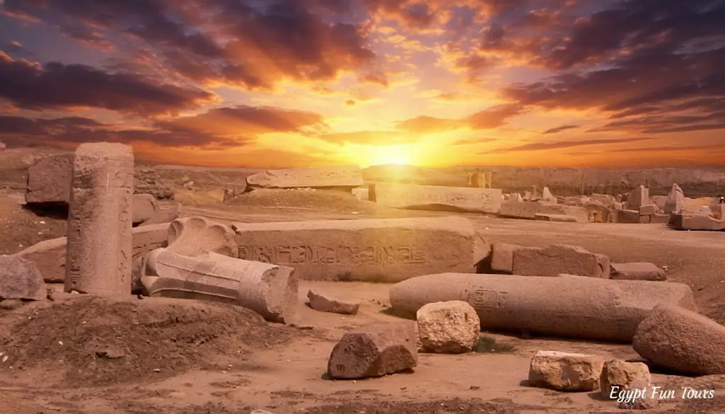 Ruins_of_Tanis - The Silver Pharaoh of Tanis Psusennes I