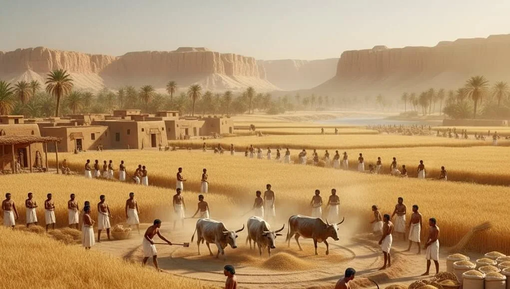 Shemu The Season of Harvest (The Dryness) - Ancient Egyptian Farmer