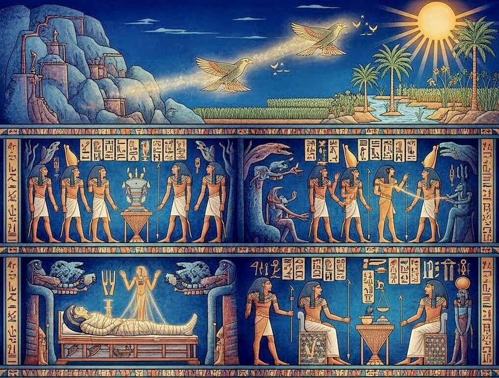 The Critical Interplay; A Cycle of Existence - The Five Elements of the Egyptian Soul