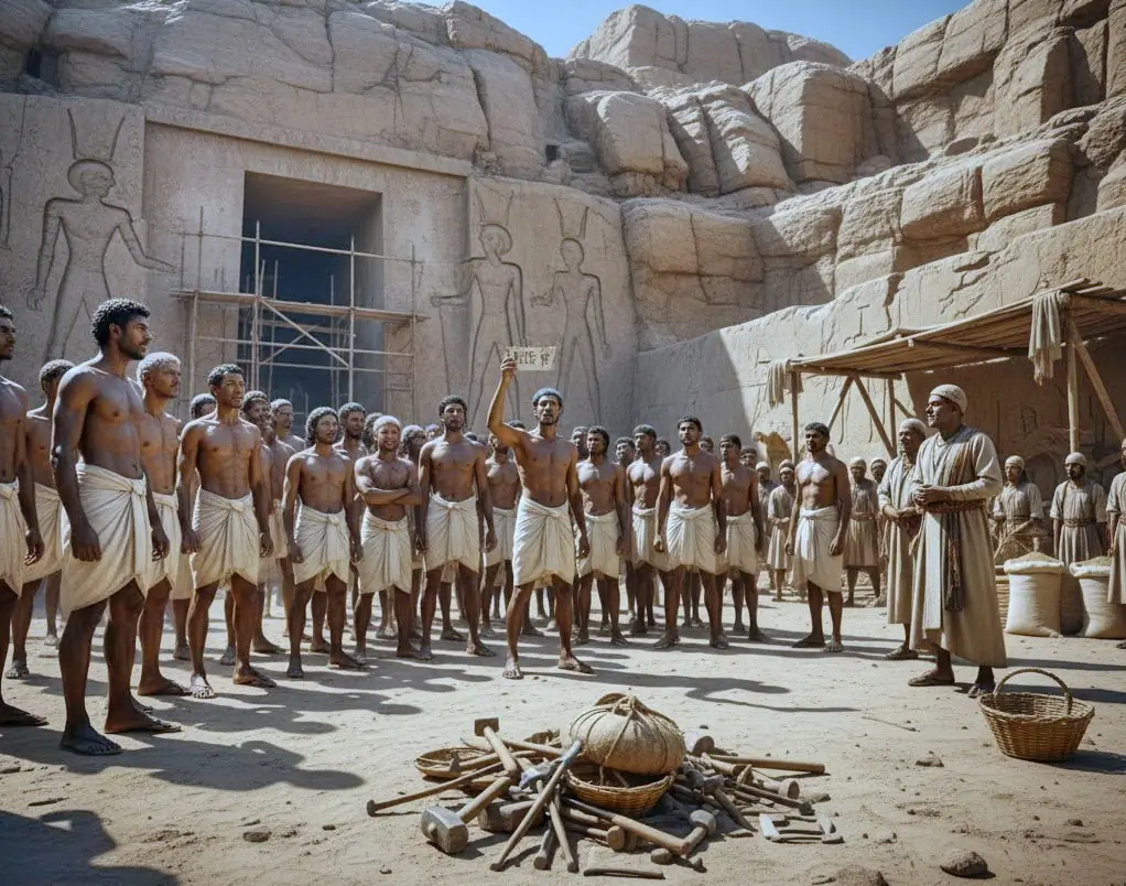 The First Labor Strike in History - Pharaohs Ramesses III - Harem Conspiracy