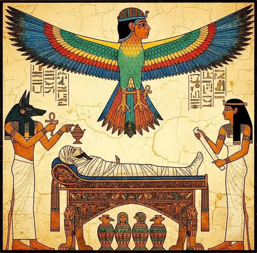 The First Step Mummification and the Canopic Jars - Ancient Egyptian burial rituals
