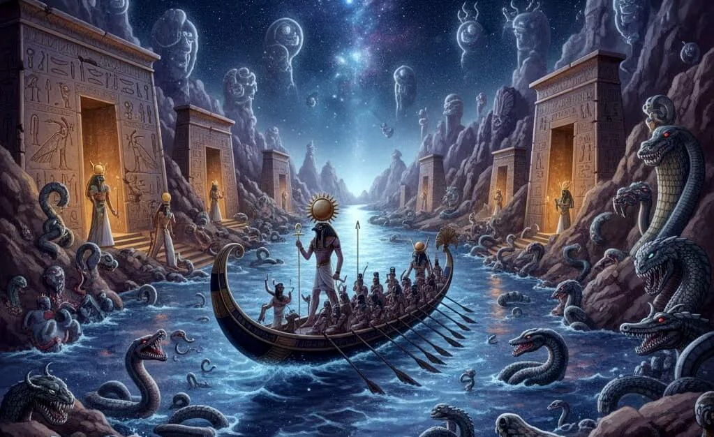 The Profound Meaning; Egyptian Solar Barque Myth