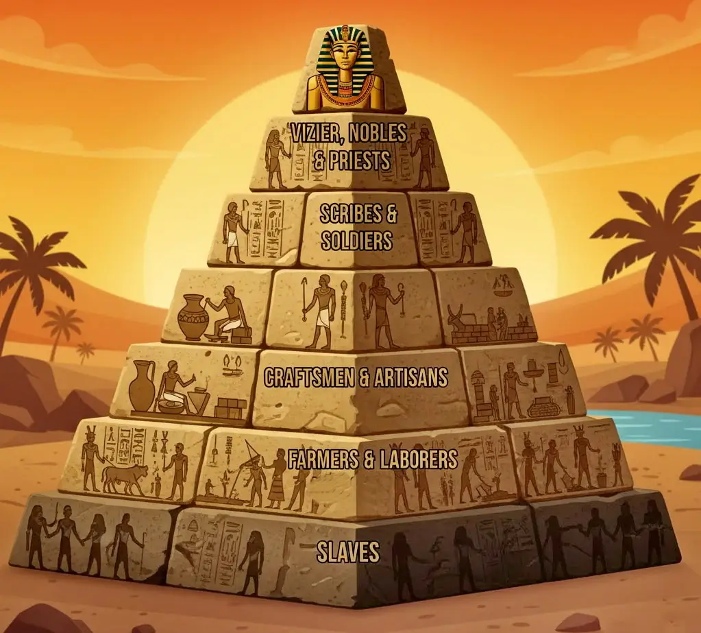 The Social Pyramid, Understanding Ancient Egyptian Hierarchy
