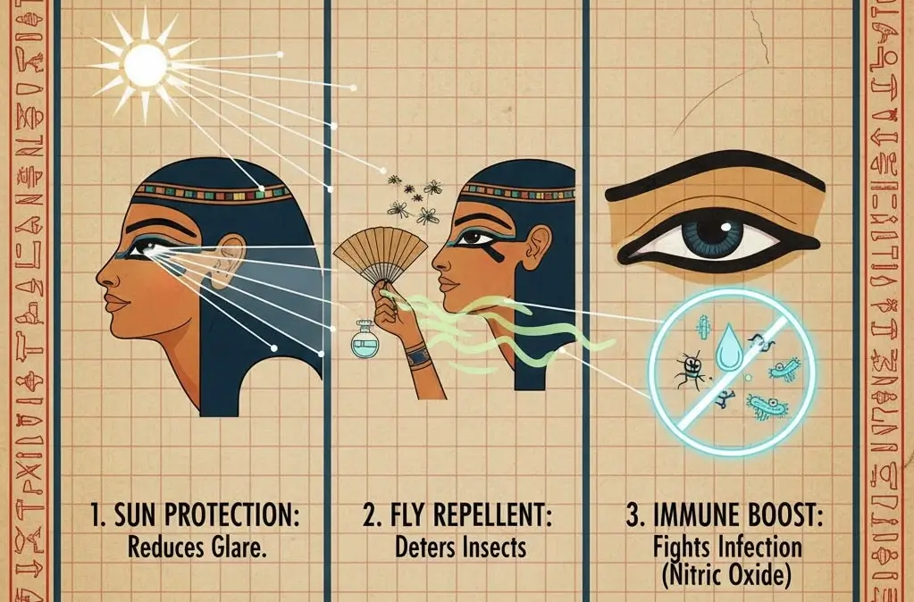 The Unexpected Medical Benefits, Diagram of Kohl's Protective Properties