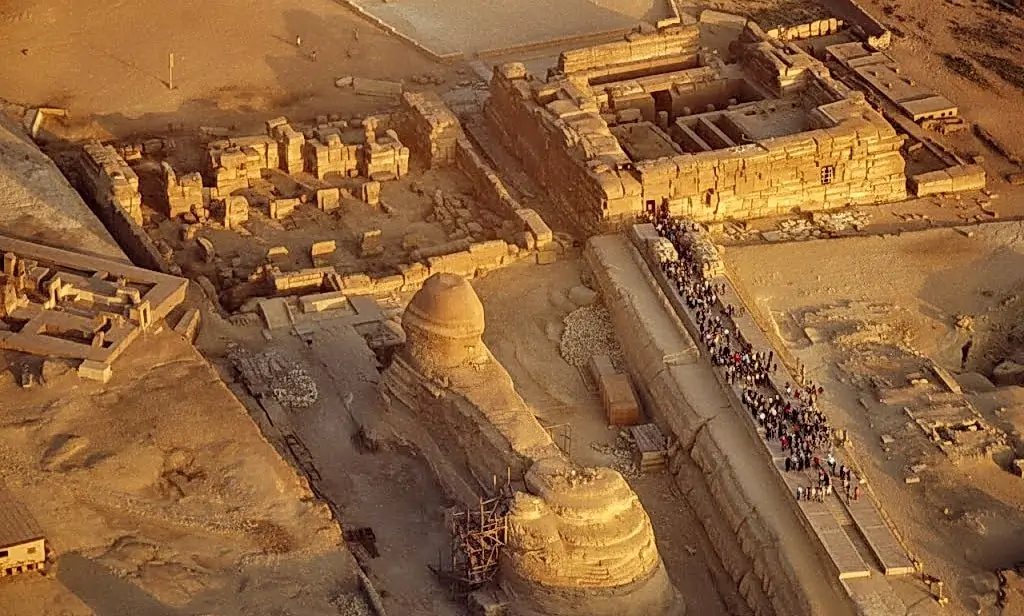 Valley Temple Part of a Grand Funerary Complex