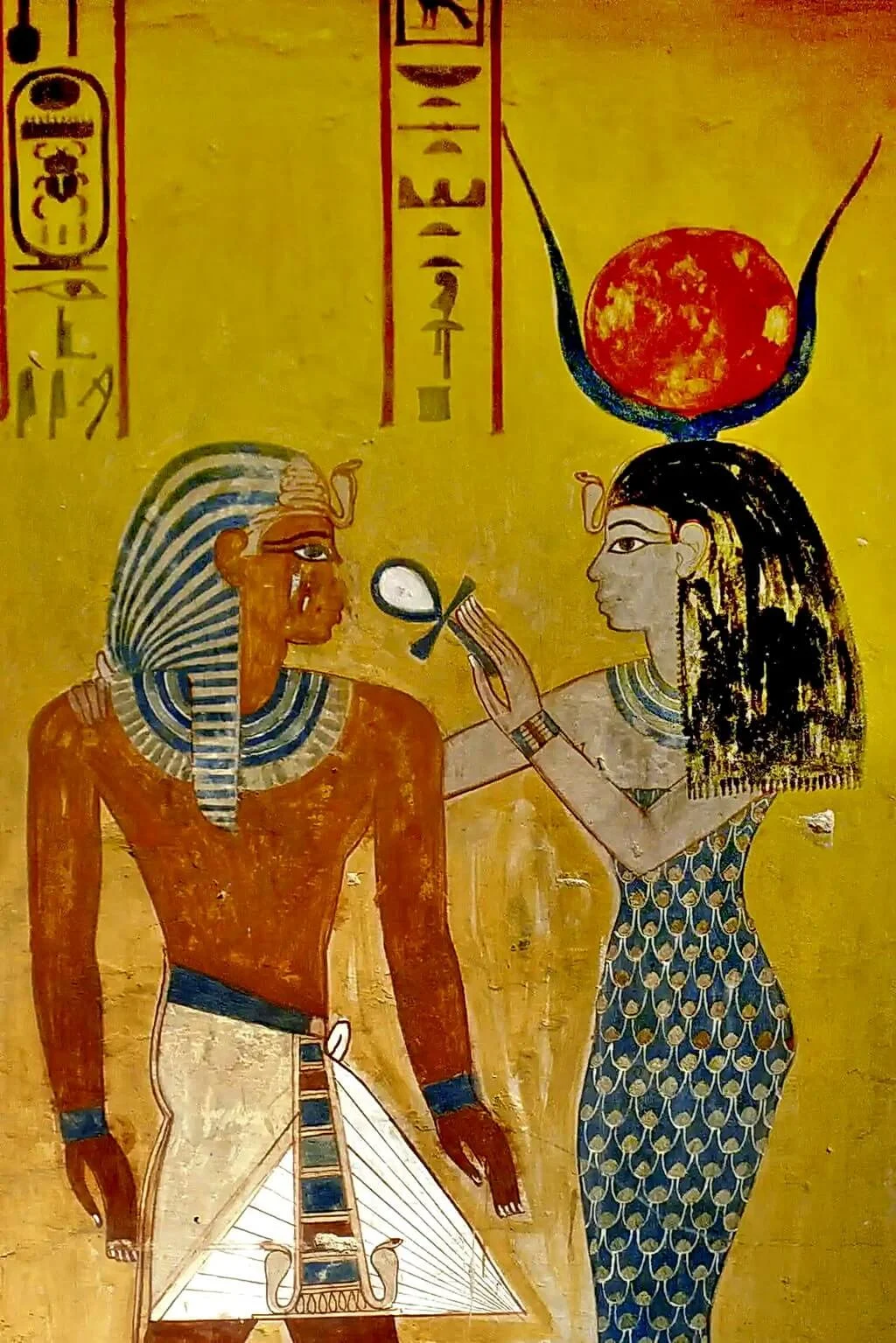The-Goddess-Hathor-giving-the-Ankh-to-the-deceased-king-FAQs About Thutmose IV