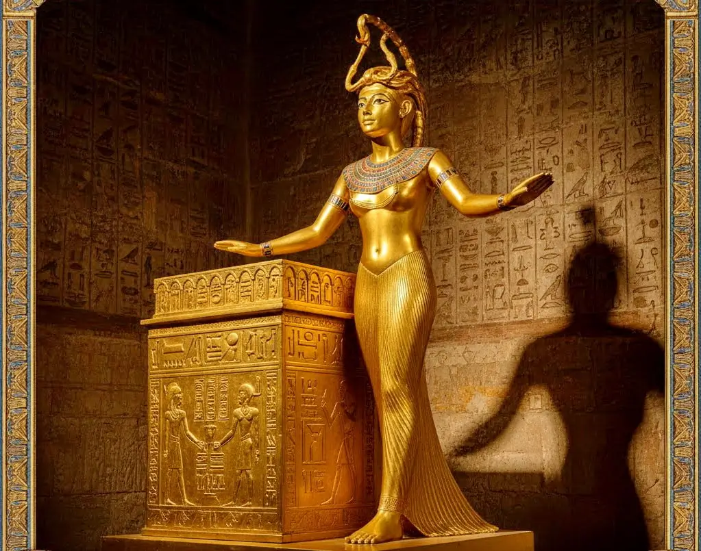 The Golden Shrine - Serqet Goddess