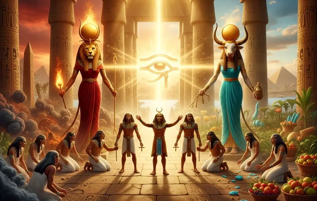 Hathor, Sekhmet, and the Volatile Eye of Ra; Managing Dual Power for Political