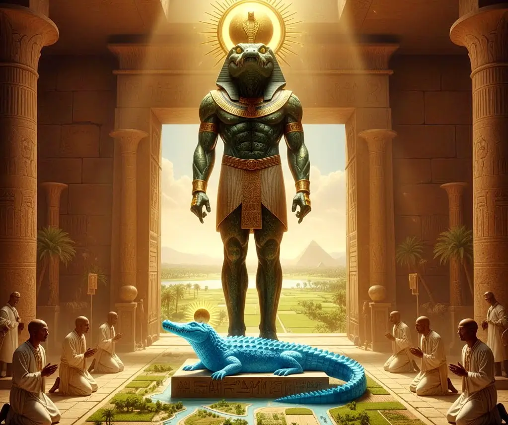 Sobek-Ra, The Crocodile God and the Solar State