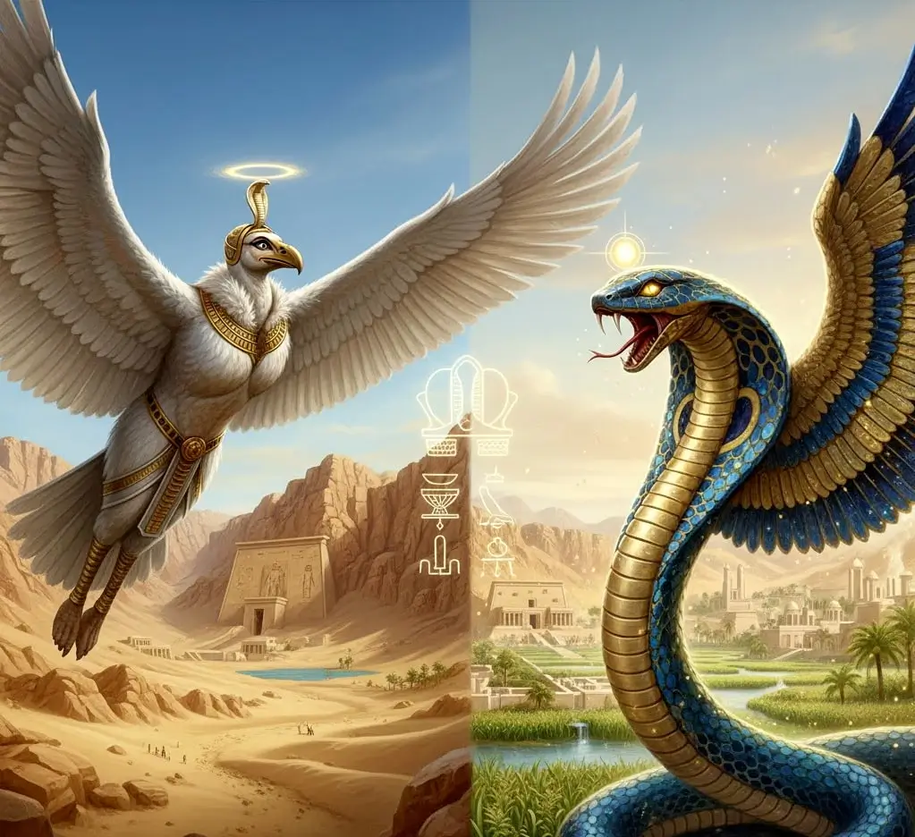 The Deities; Wadjet and Nekhbet