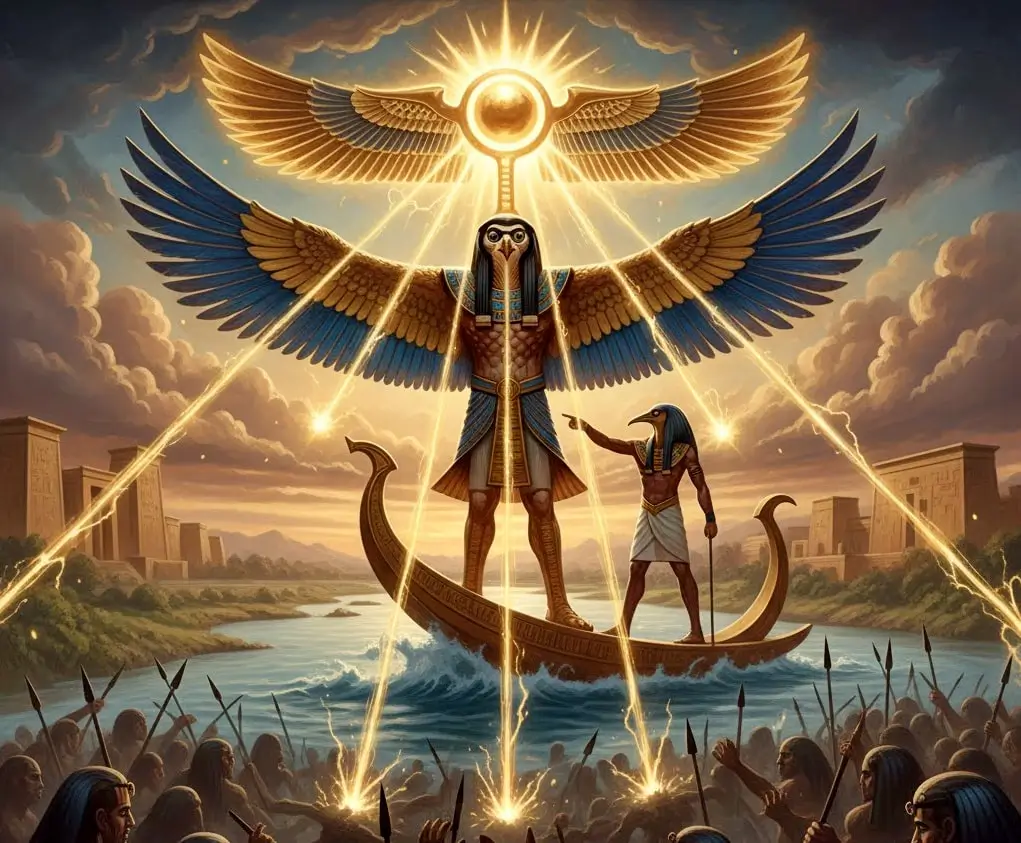 The Genesis of Glory Horus of Behdet and the Cosmic Battle