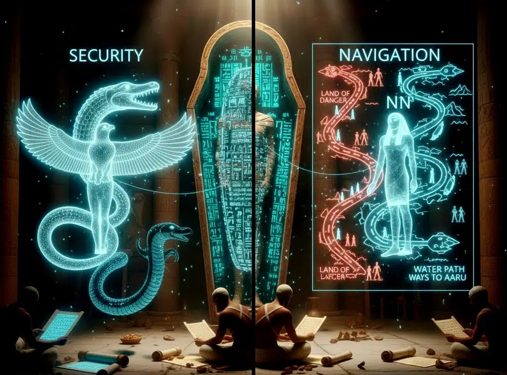 Defensive and Navigational Protocols of the Coffin Texts