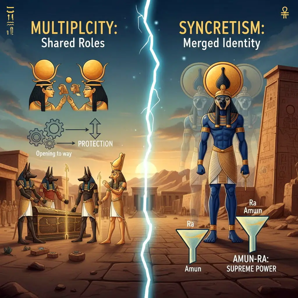 Multiplicity vs. Syncretism How Divine Roles Work - Functions of Ancient Egyptian Gods