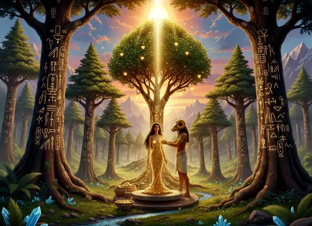 The Creation of the Divine Wife - the story of the Two Brothers