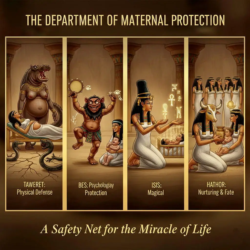 The Department of Maternal Protection - Functions of Ancient Egyptian Gods