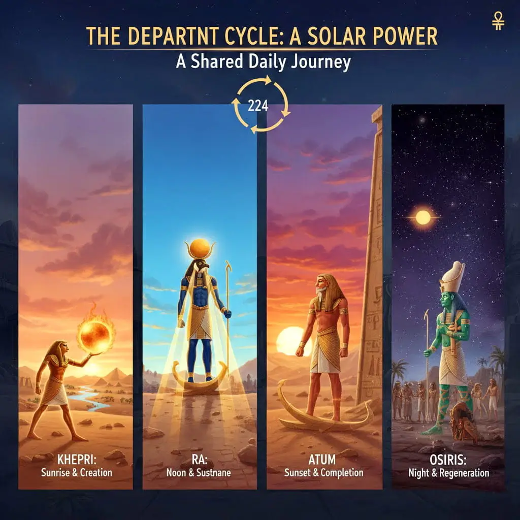 The Department of Solar Power; A Shared Daily Journey - Functions of Ancient Egyptian Gods