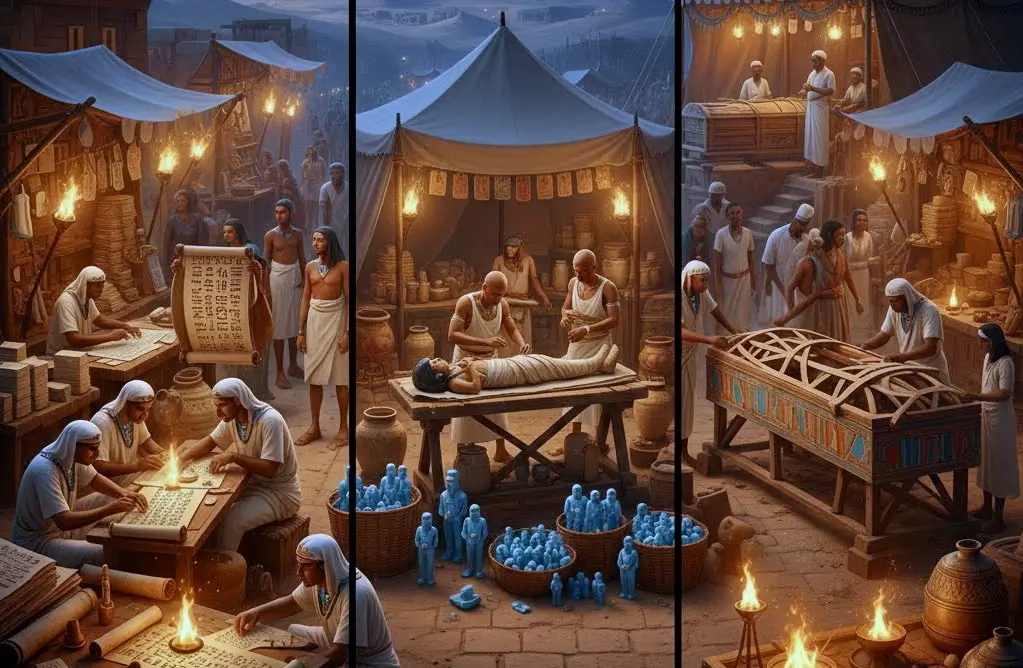 The Pillars of the Funerary Market