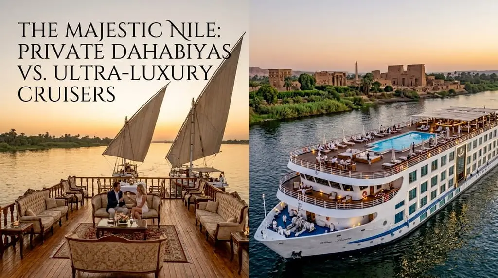 The Majestic Nile Private Dahabiyas vs. Ultra-Luxury Cruisers - Bespoke Egypt Travel Guide
