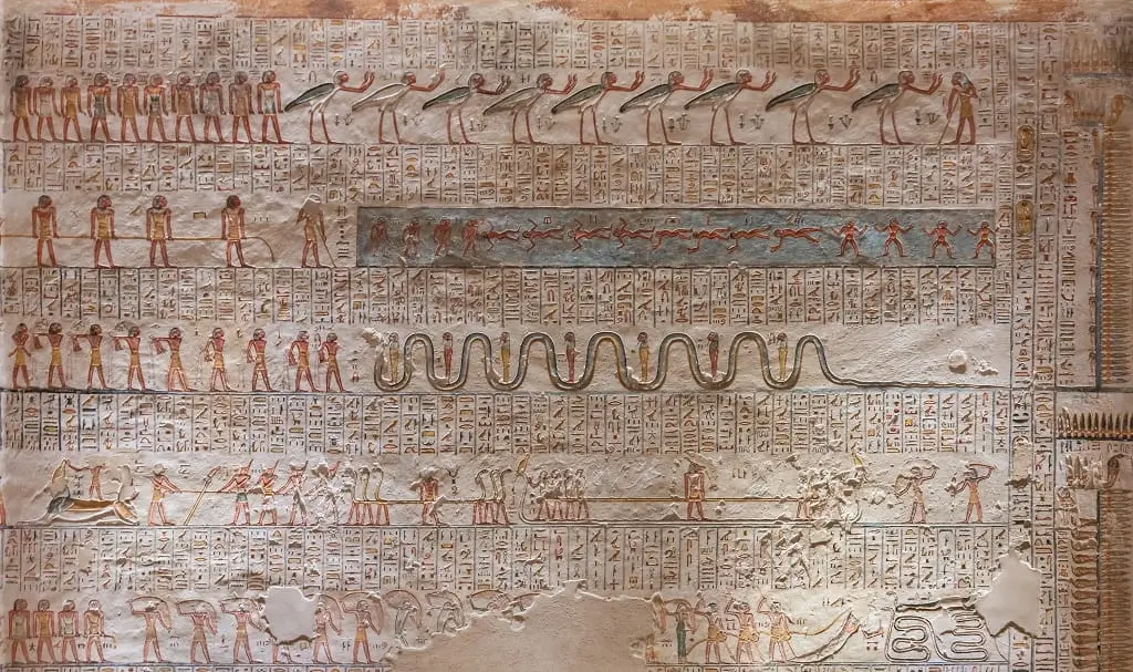 A Library of the Afterlife The Walls of the Burial Chamber