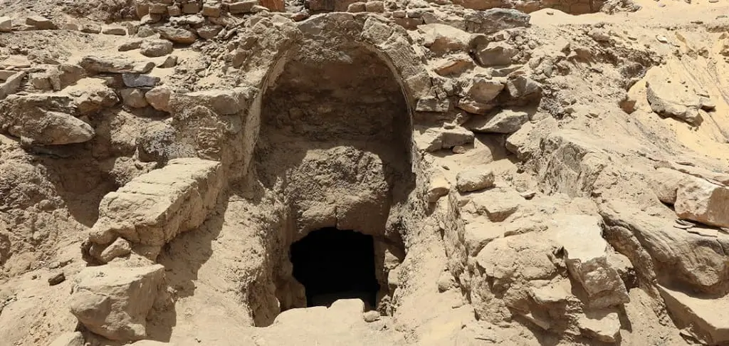 Architectural Layout Inside the Tomb of Qar in Saqqara